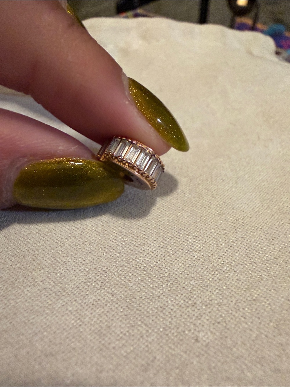 Pandora Rose Gold Baguette Spacer